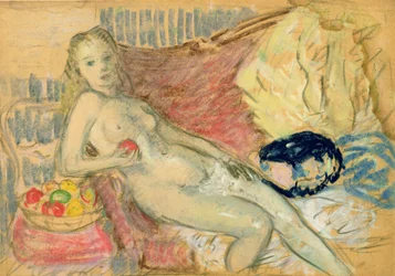 Study for Nude with Apple